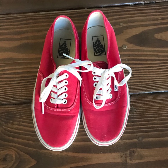 Red Vans - Picture 1 of 4